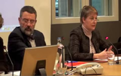 Les juges Luc Hennaert et  Sophie Annaert