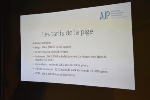 Les Tarifs De La Pige Un Danger Pour La Qualite De L Information Association Des Journalistes Professionnels