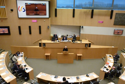 Les politiques en séance plénière