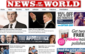 News of the world - homepage